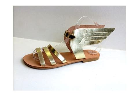 winged sandals worn by hermes.